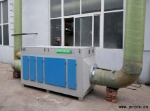 塑料廠uv光氧和活性炭吸附裝置_vocs有機物異味治理_河北初心**設備